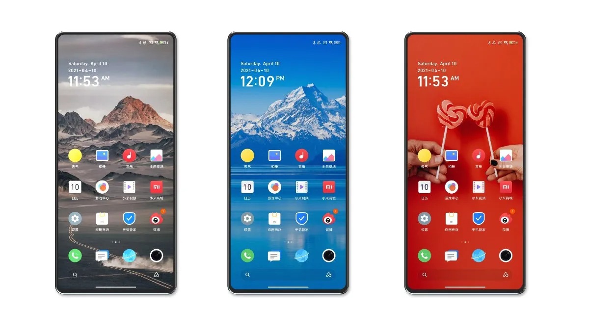 Xiaomi mi mix 4, mi cc 11 và mi pad 5 series